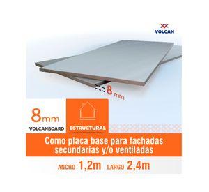 Plancha Volcanboard 8 mm 120x240 cm