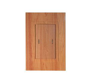 Placa armada interruptor 16A 9/24 Zen concept madera H1 Kalop