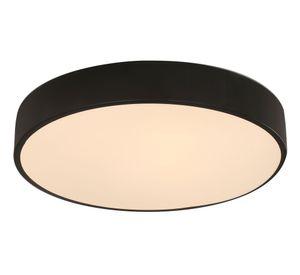 Plafón LED redondo negro