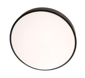 Plafón LED redondo negro