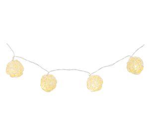 Guirnalda LED 10L ovillo blanco Ledzone