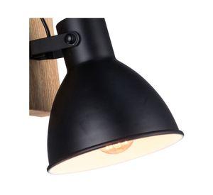 Aplique 1L E27 Factory negro