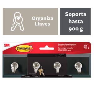 Porta llaves negro Command