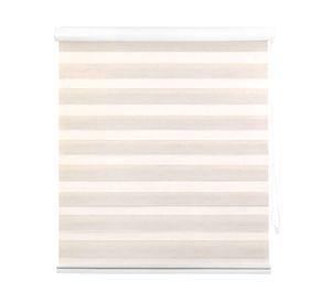 Cortina roller zebra 80x165 cm textura beige