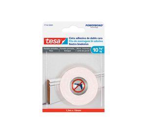 Cinta de montaje superficies delicadas 1,5 m x 19 mm Tesa