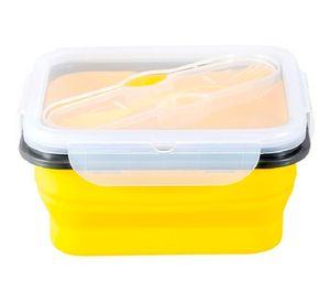 Plato plegable 600 ml amarillo Pro Outdoor
