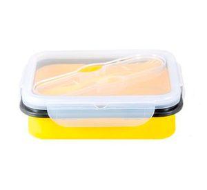 Plato plegable 600 ml amarillo Pro Outdoor