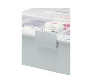 Caja organizadora transparente plástica 28.5x19x16.5 cm