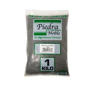 Piedra decorativa 1 kg gravilla negro Piedra Noble