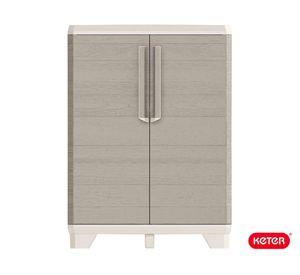 Gabinete jardín 97x68x39 cm Wood grain bajo Keter