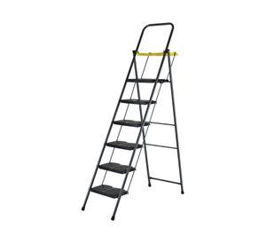 Escalera alto 121 cm con bandeja de trabajo 6 escalones Robust