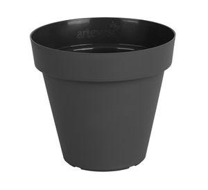 Macetero 18 cm Capri antracita Outzen