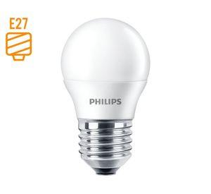 Ampolleta LED 4W E27 luz fría gotita Philips.