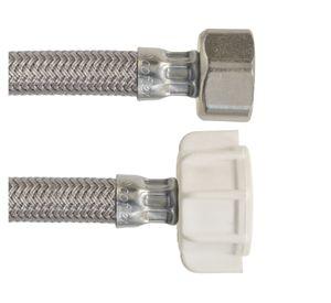 Flexible sanitario vinilo 1/2'' F.I.P. x 7/8'' A.M. 30 cm Coflex