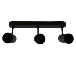 Foco 3L GU10 Arsis negro ByP