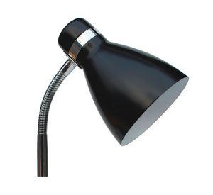 Lámpara escritorio 1L E27 Lince negro
