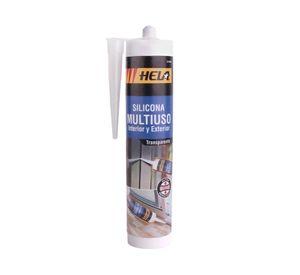 Silicona 280 ml multiuso transparente Hela