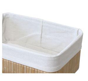Canasto Bamboo natural 2 piezas