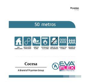 Cable evaflex 1,5 mm 50 m verde Cocesa