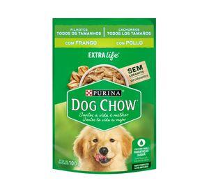 Alimento h煤medo cachorro 100 gr pollo Dog Chow