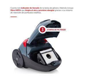 Aspiradora TH-1407 gris 1400 W