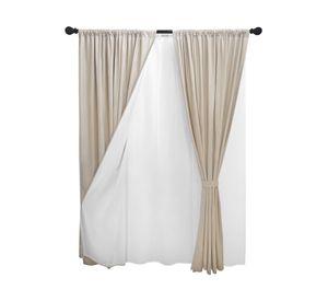 Cortina blackout 140x220 cm ecru