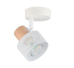 Spot LED 1L Rejilla blanco