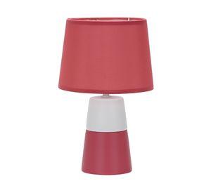 Lámpara sobremesa 1L E27 Color block terracota