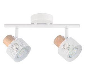Spot LED 2L GU10 Rejilla blanco