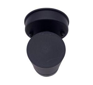 Aplique 1L GU10 negro