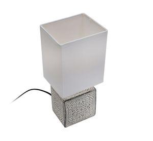 Lámpara sobremesa 1L E27 cubo