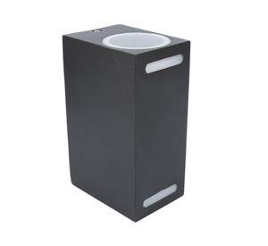 Aplique 2L GU10 Burne negro Abitare