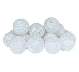 Guirnalda LED 20L esfera blanco