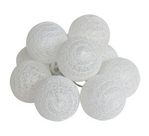 Guirnalda LED 10L esfera blanco
