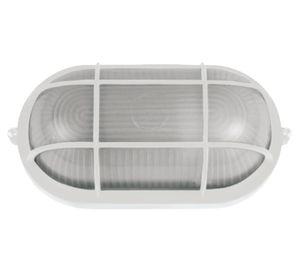 Tortuga 1L E27 ovalada rejilla blanco