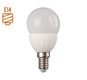 Ampolleta LED 6W E14 luz cálida mini bola G45 Elfa