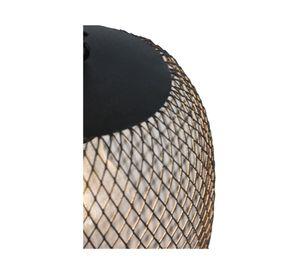 Lámpara colgar LED malla negro