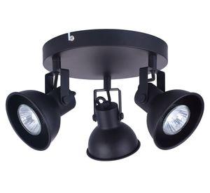 Spot 3L GU10 Aglaia negro