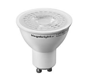 Ampolleta bright LED 5,5W GU10 luz fría PAR16 Megabright PRUEBA