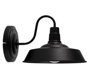 Aplique 1L E27 Gael negro mate
