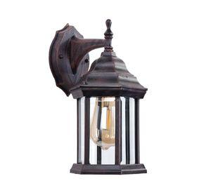 Farol pared 1L E27 6 caras Abitare