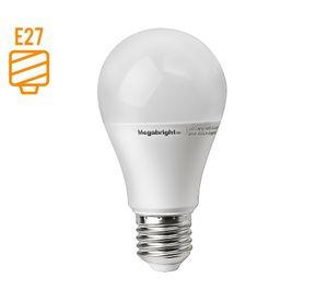 Ampolleta bright LED 7W E27 luz cálida A55 Megabright