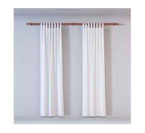 Barras para Cortinas 35 mm madera 200x3 cm cedro