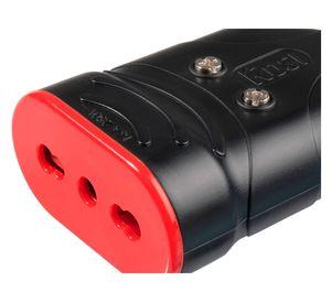 Enchufe hembra volante 10/16A 2P+T RS78206 negro Rosi