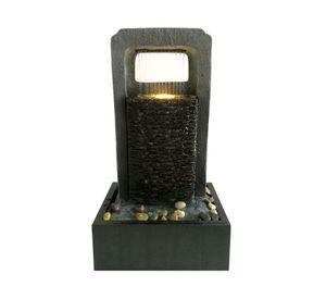 Fuente agua Pared piedras LED Outzen