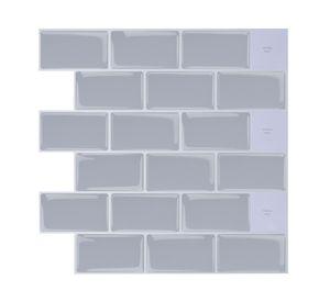 Mosaico autoadhesivo 30x30 cm Brick gris Briketo
