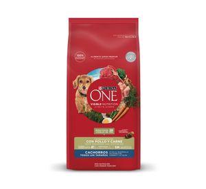 Alimento perro cachorro 12 kg pollo y carne Purina One.