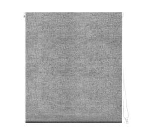 Cortina roller blackout 160x165 cm textura gris Cotidiana