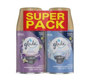 Repuesto aromatizador 175 gr lavanda vainilla 2 unidades Glade.