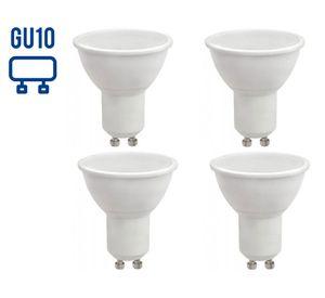 Ampolleta LED 7W GU10 luz cálida 4 unidades Elfa.